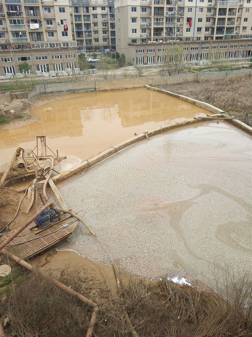 蒲县沉淀池淤泥清理-厂区废水池淤泥清淤